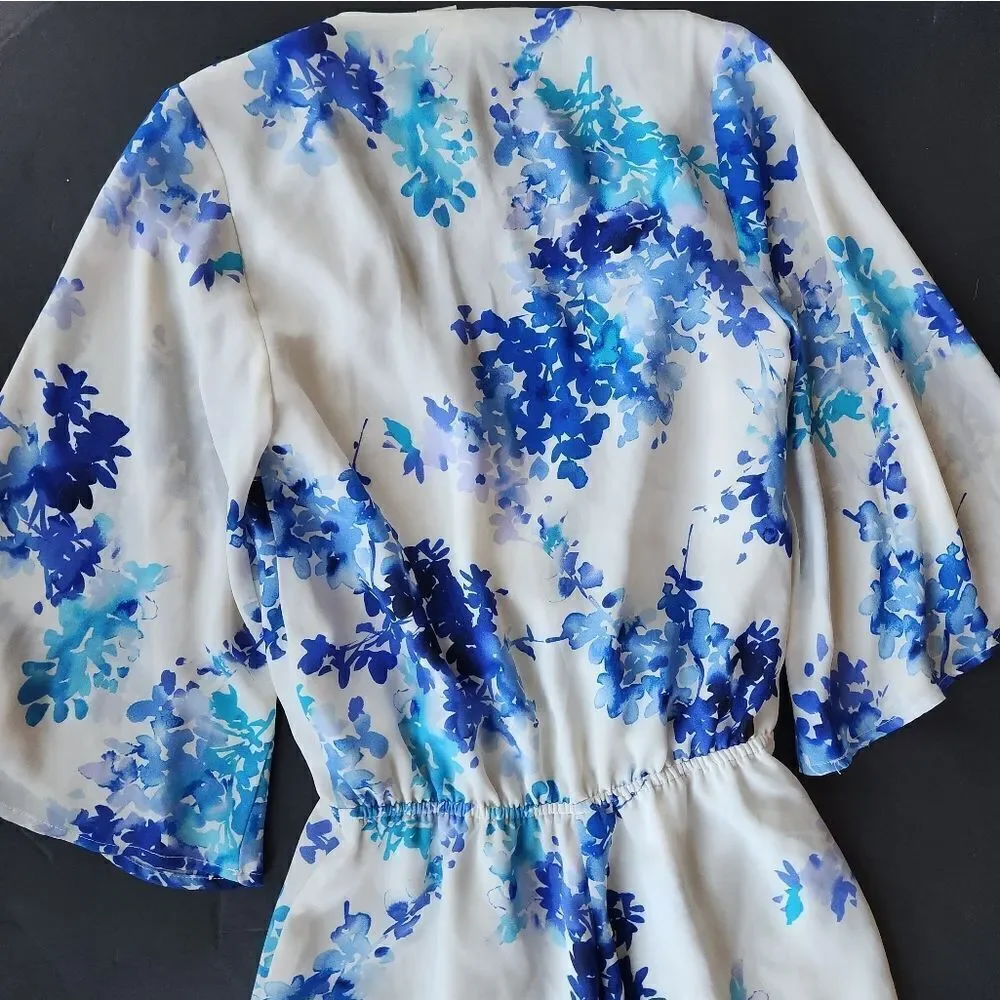 Olivaceous Floral Romper